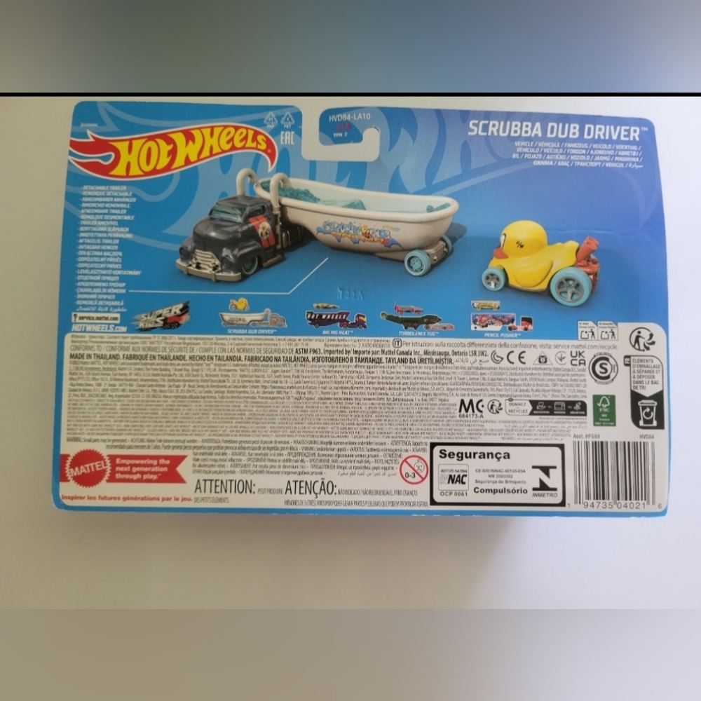 Hot Wheels Super Rigs Scrubba Dub Driver Diecast Car - Picture 2 of 4